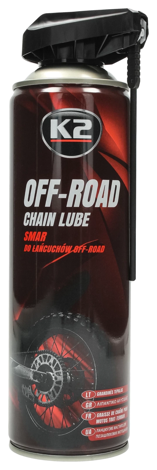 Смазка для цепей K2 OFFROAD 500ml