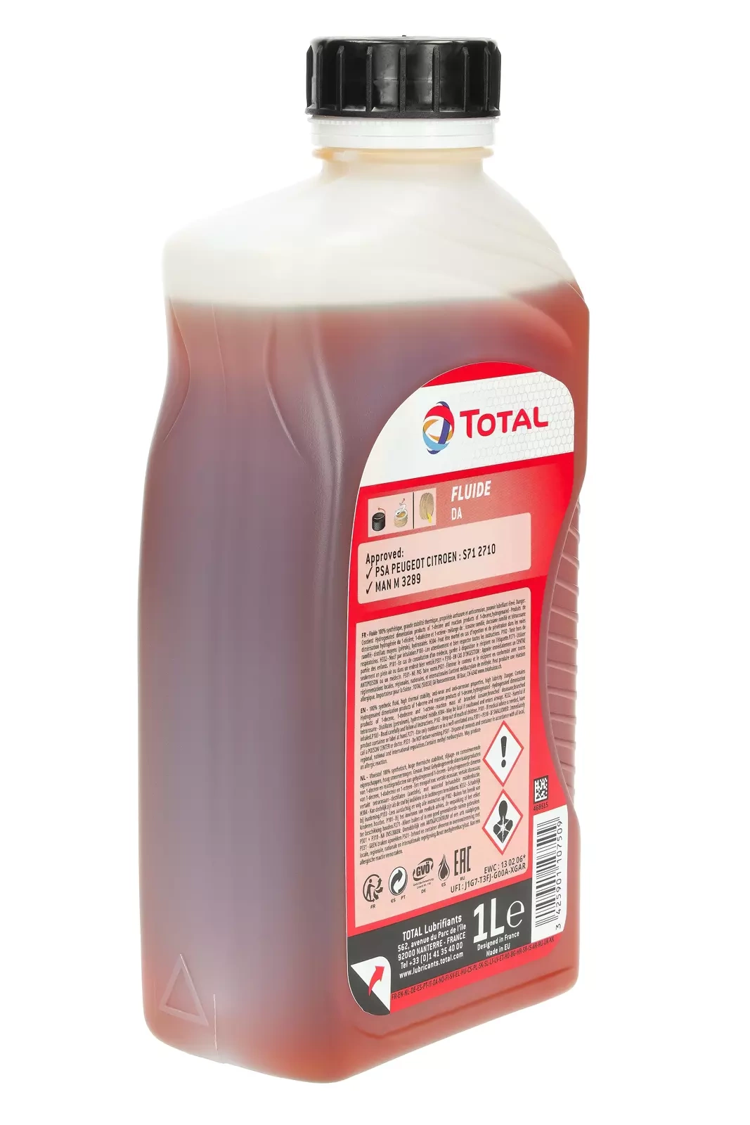Жидкость для гидроусилителя руля Total Fluide DA 1L