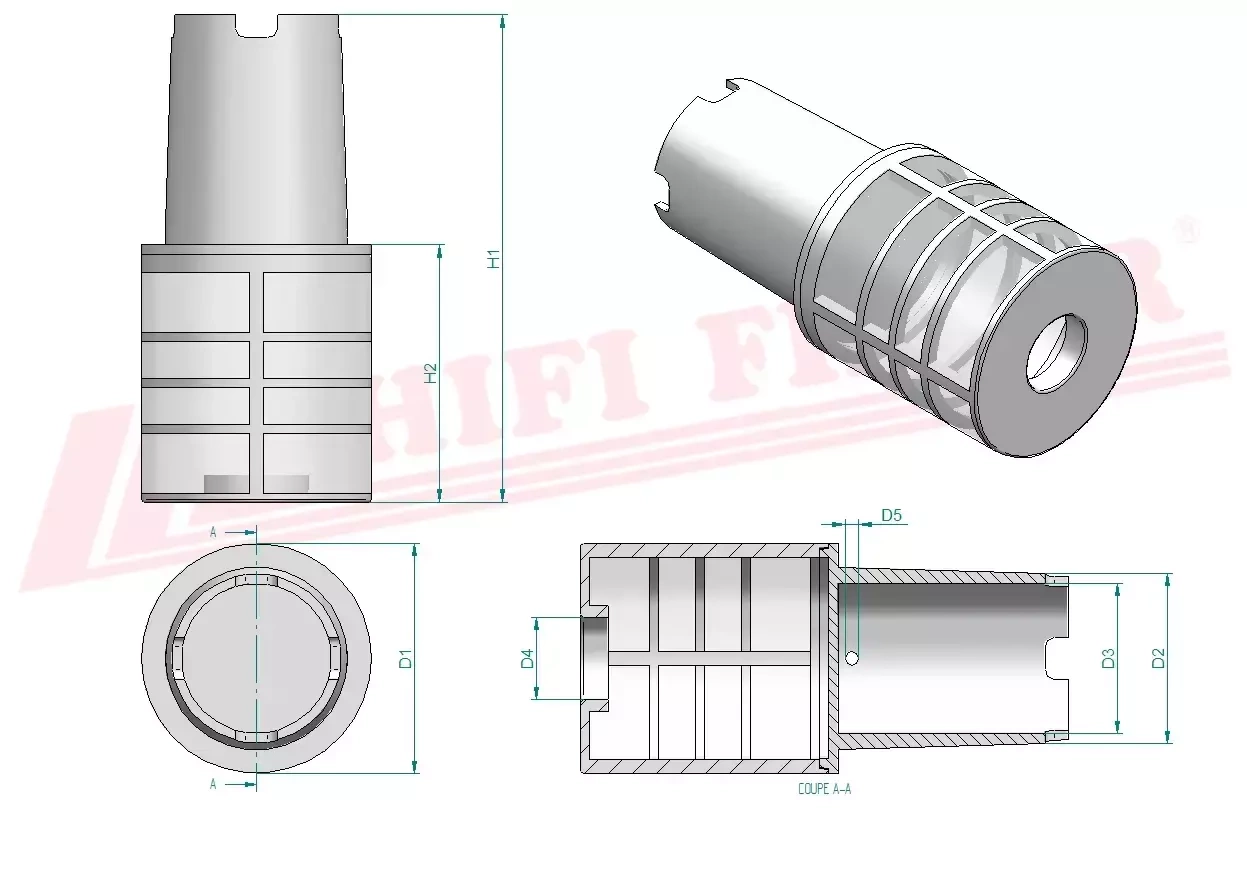 Топливный фильтр HIFI FILTER SN 25090