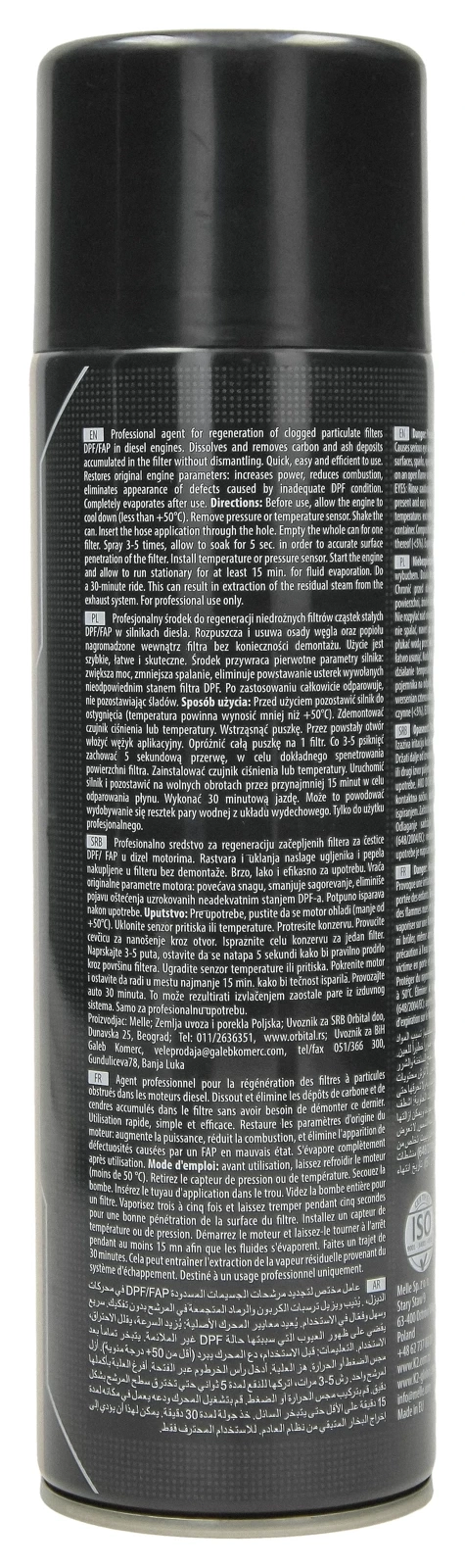 Очиститель фильтров DPF K2 DPF CLEANER 500ml