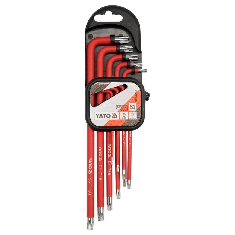Набор торцевых ключей TORX 9шт. ЯТО (YT-0563)