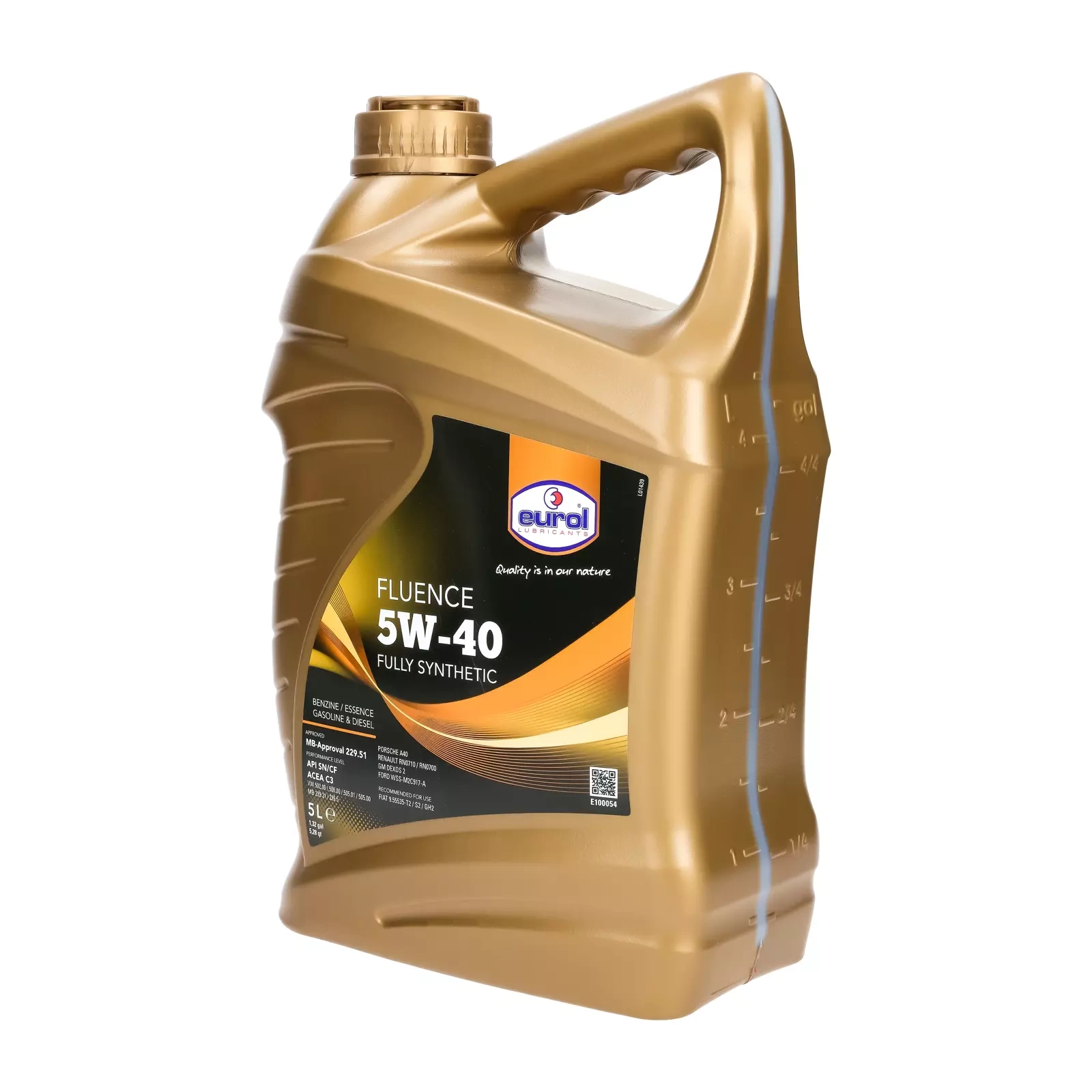 Моторное масло Eurol Fluence 5W-40 5L