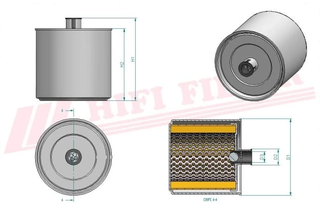 Воздушный фильтр HIFI FILTER FS 409
