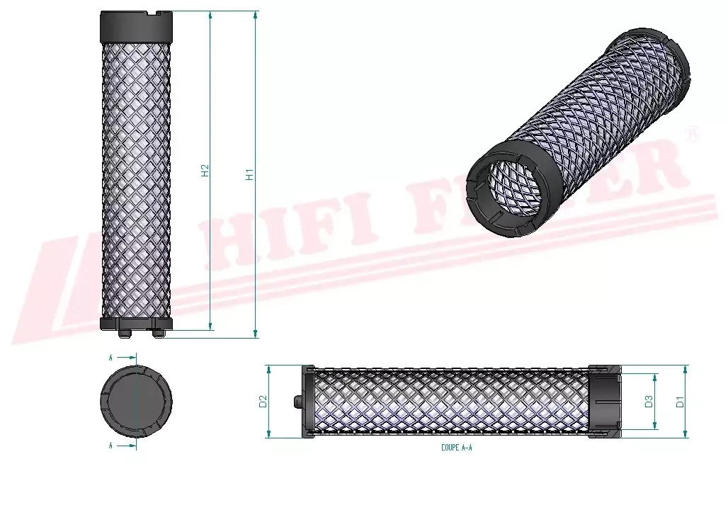 Воздушный фильтр HIFI FILTER SA 16302
