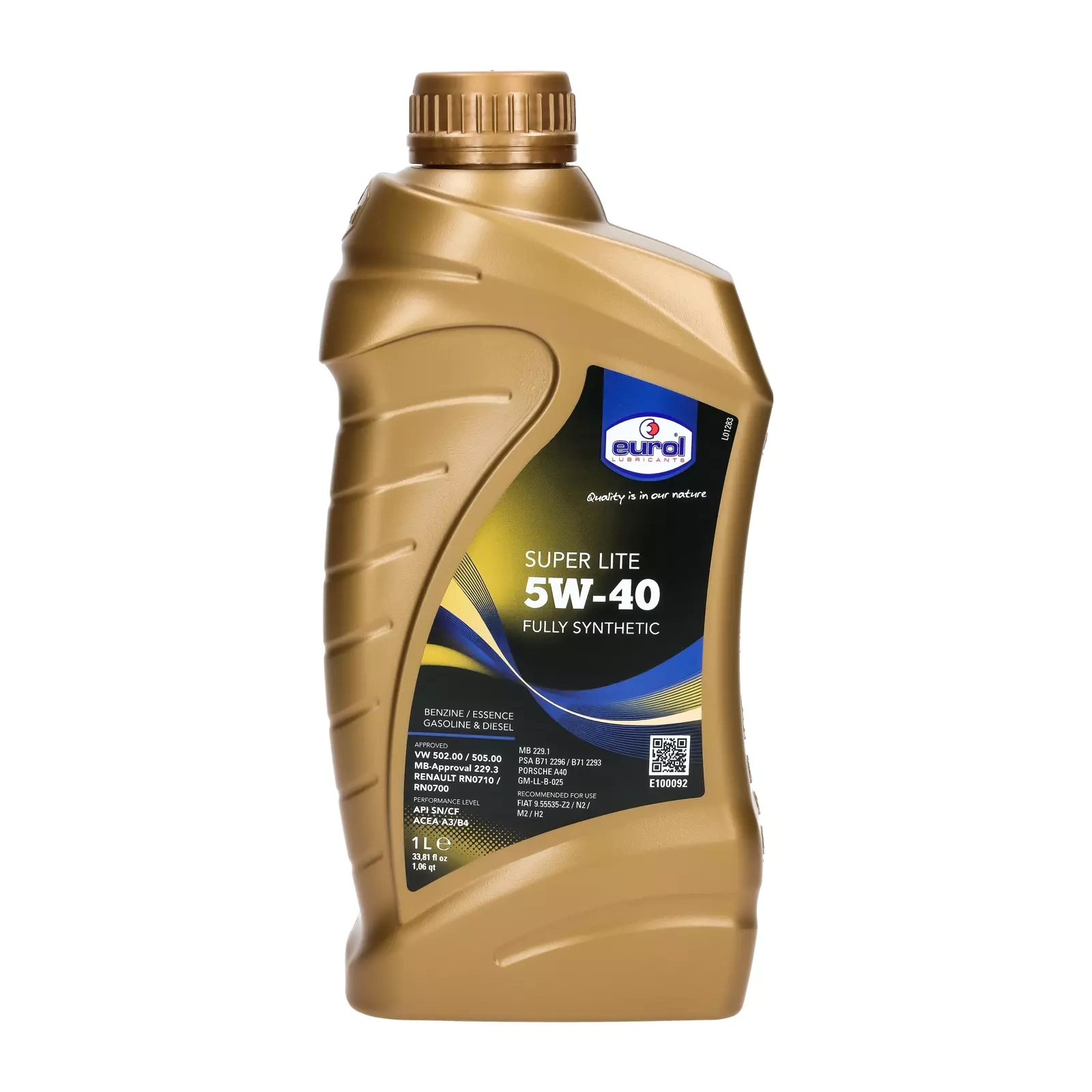 Моторное масло Eurol Super Lite 5W-40 1L