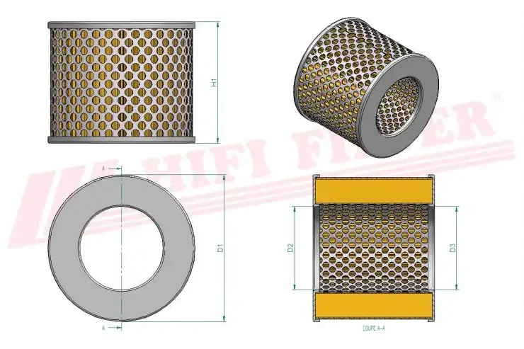 Гидравлический масляный фильтр HIFI FILTER SH 60183