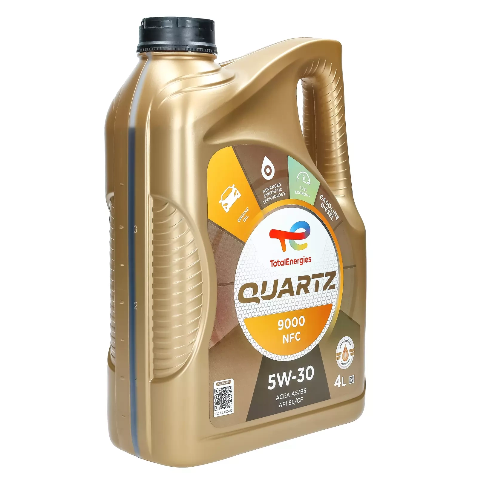Моторное масло Total 9000 Future NFC 5W-30-4L
