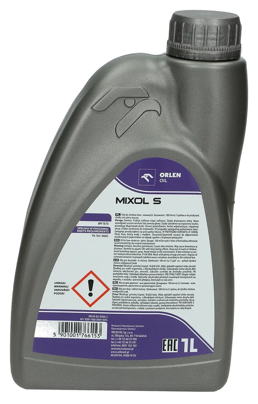 Масло для бензина Orlen Mixol S 1L