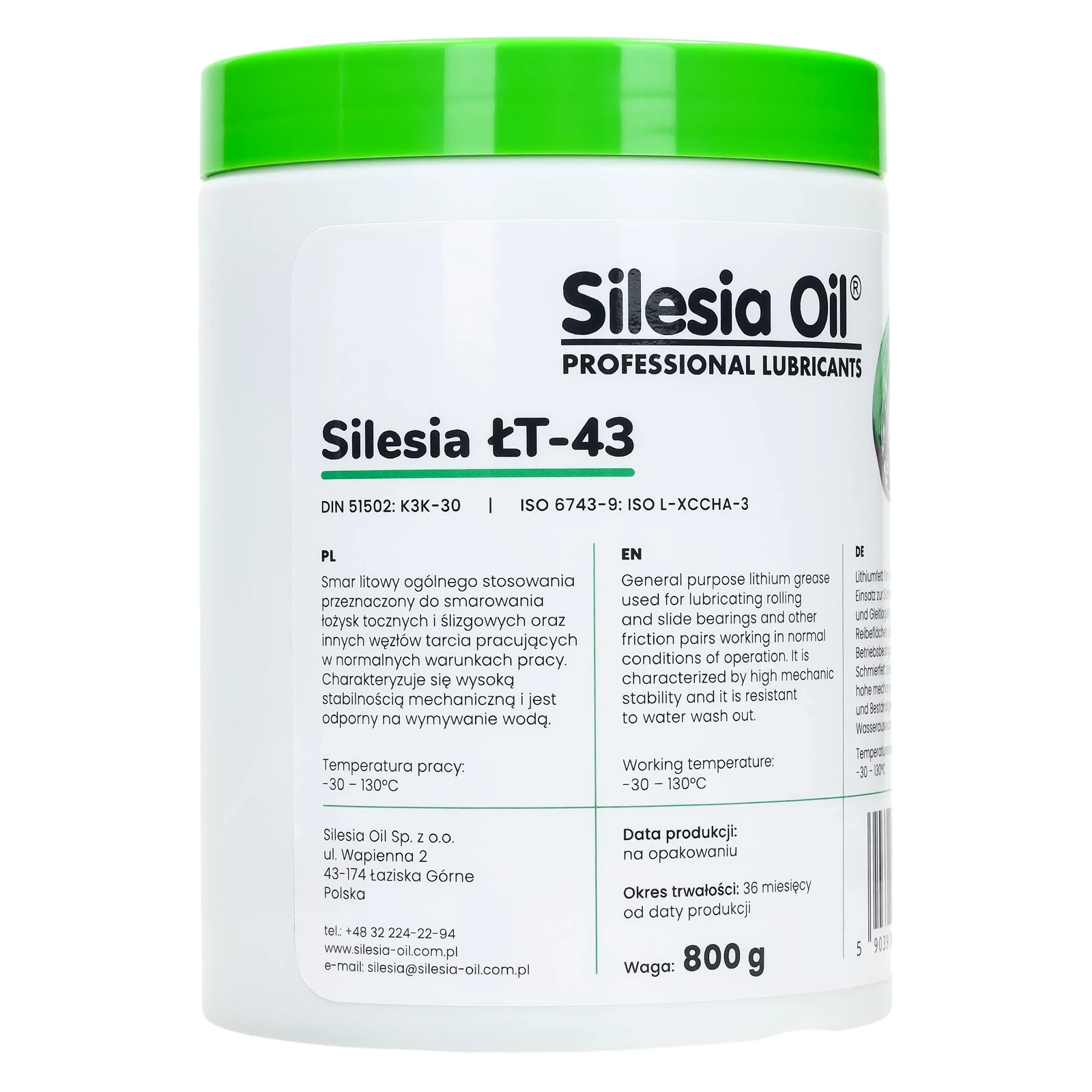 Смазка Silesia Oil lt-43 800g