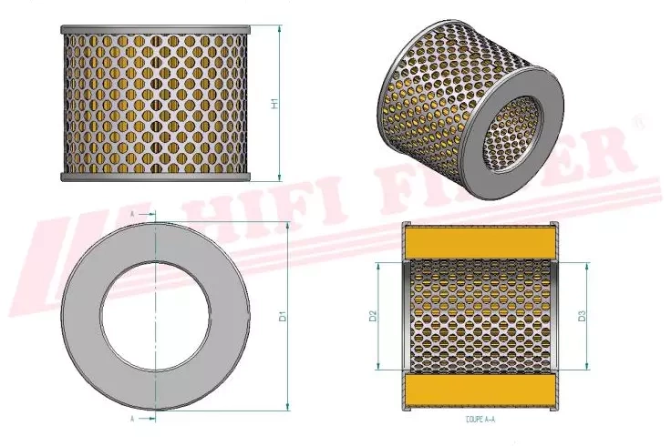 Гидравлический масляный фильтр HIFI FILTER SH 60213
