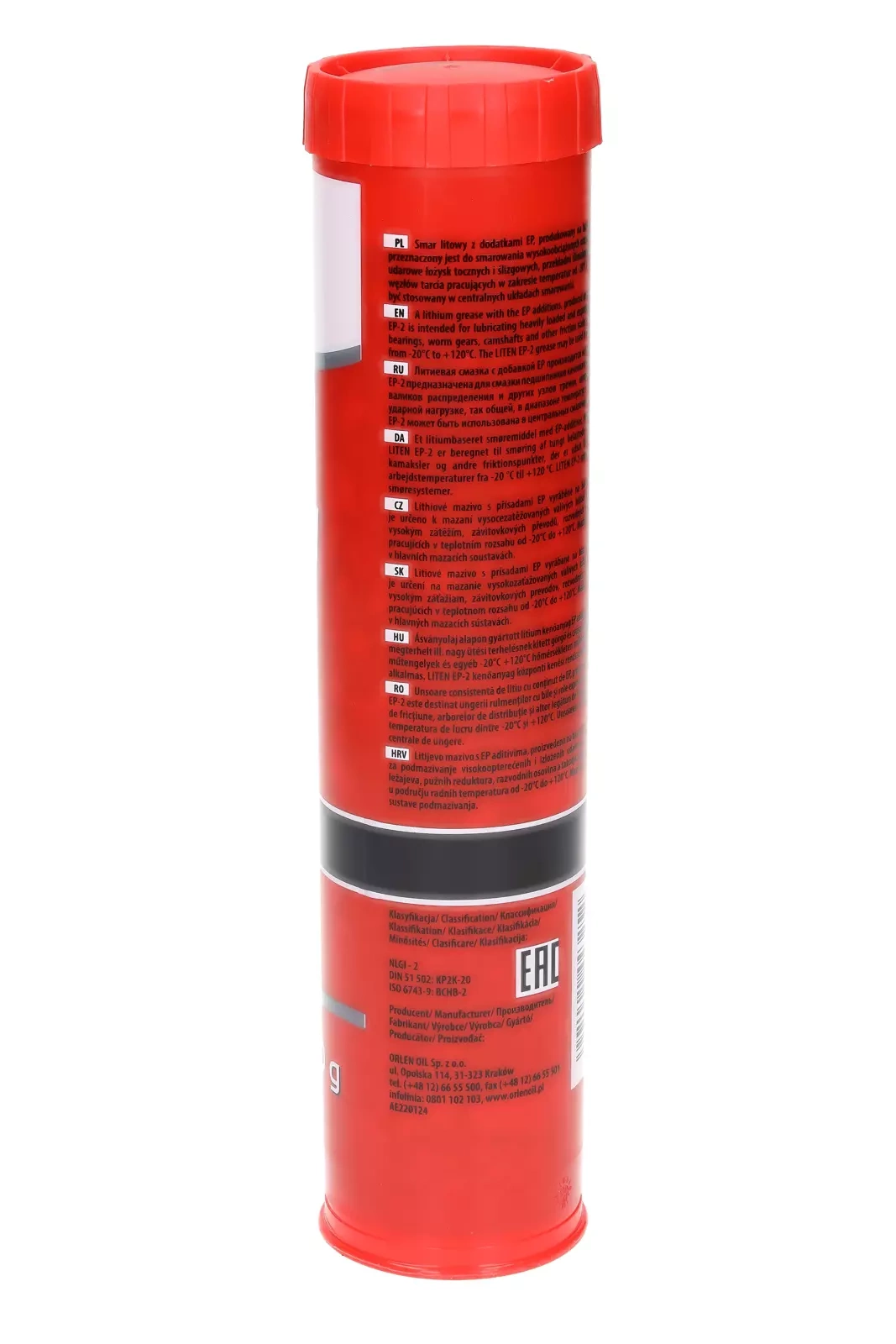 Литиевая смазка Orlen LITEN EP-2 400g