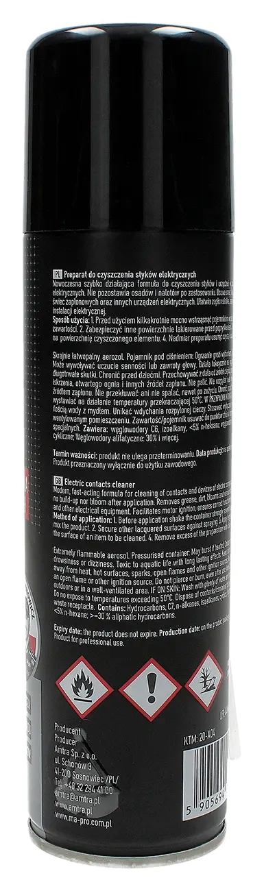 Препарат для электрических контактов имеет Pro Contact Cleaner 250ml