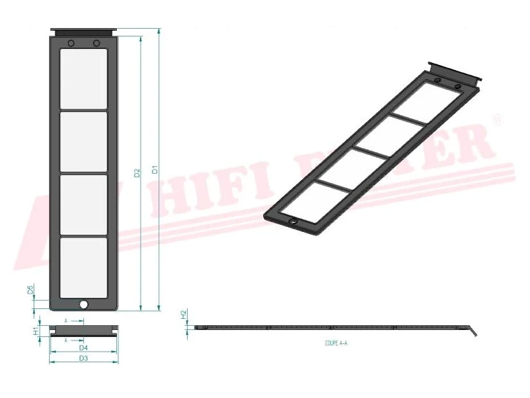 Салонный фильтр HIFI FILTER SC 80044