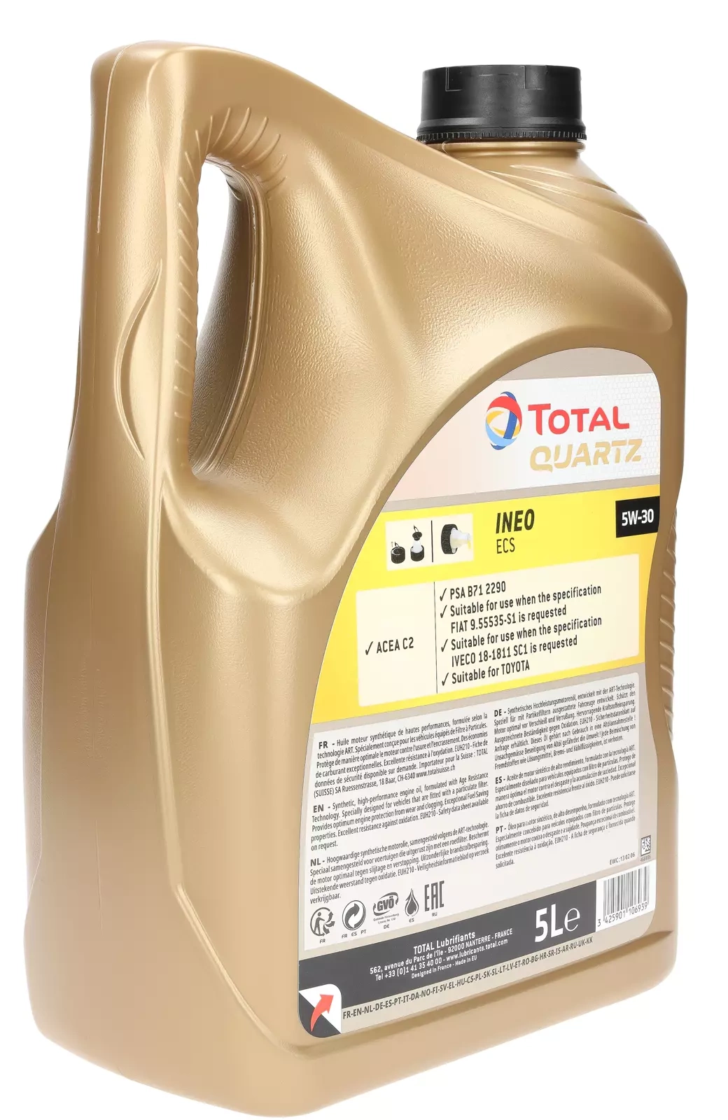 Моторное масло Total Quartz INEO ECS 5W-30 5L