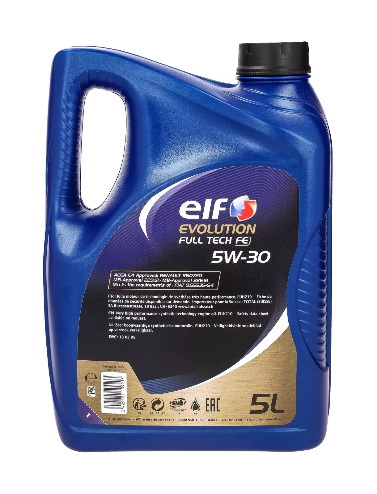 Olej silnikowy Elf Evolution Full-Tech FE 5W-30 5L