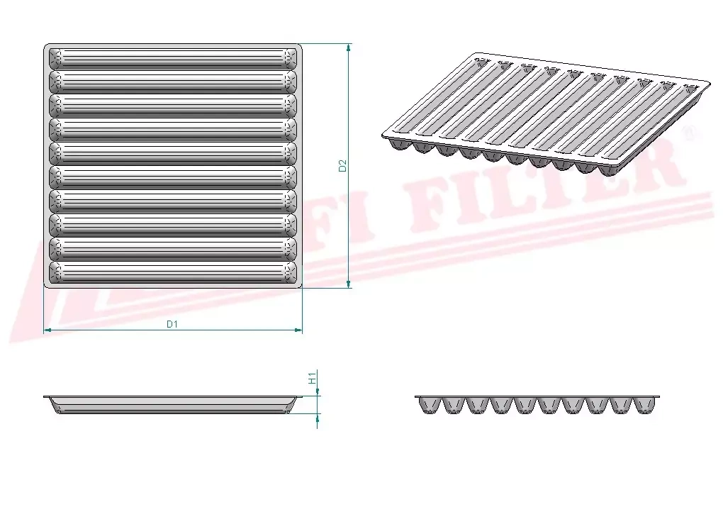 Салонный фильтр HIFI FILTER SC 80046 KIT