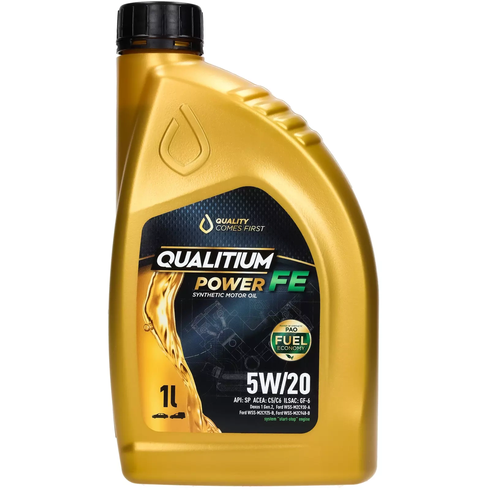 Моторное масло Qualitium Power FE 5W-20 1L