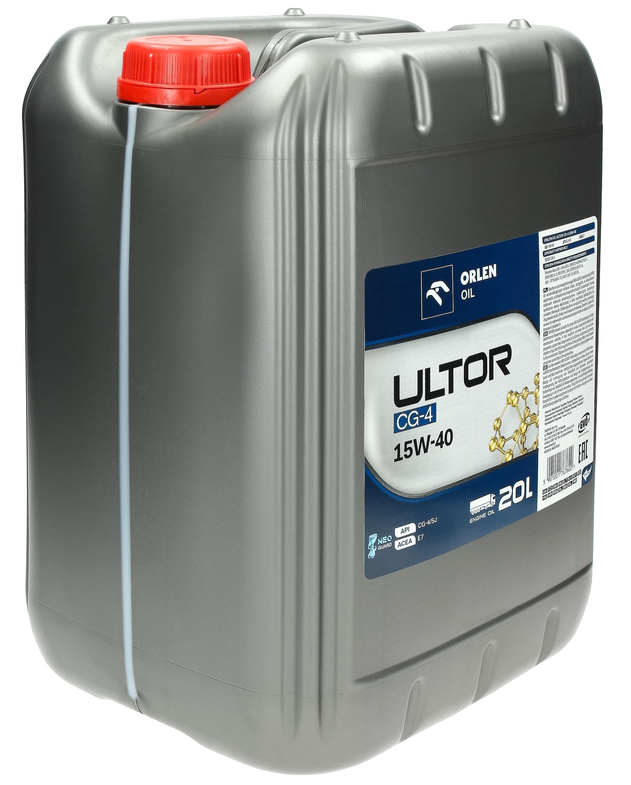 Моторное масло PLATINUM ULTOR CG-4 15W-40 20L