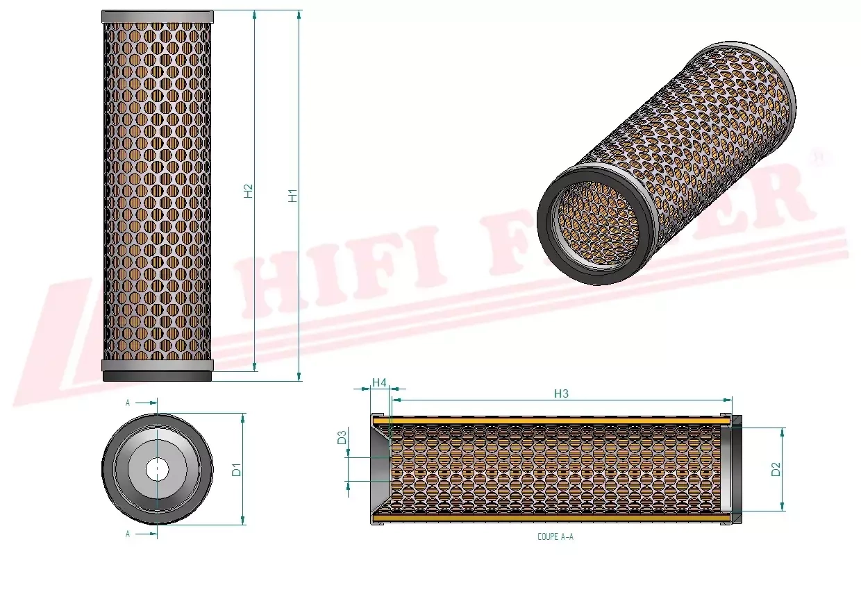 Воздушный фильтр HIFI FILTER SA 10926