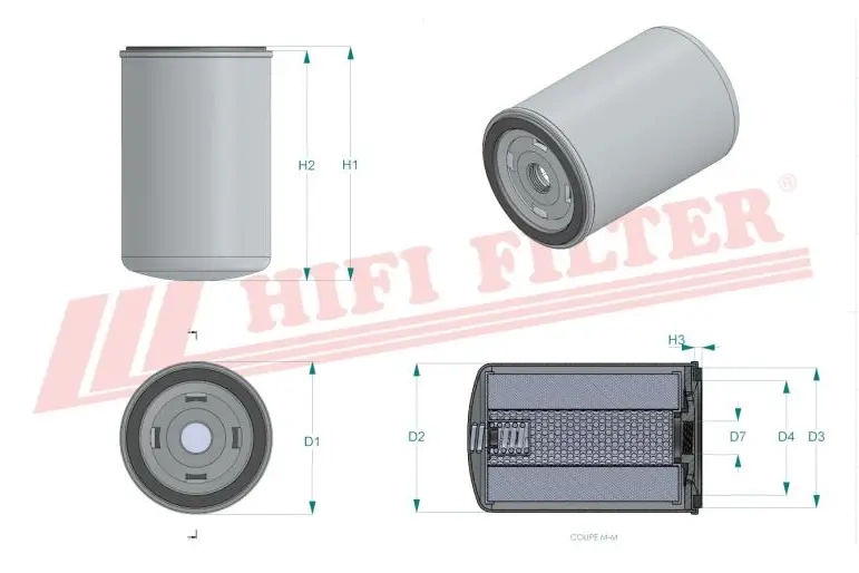 Фильтр моторного масла HIFI FILTER SO 6000