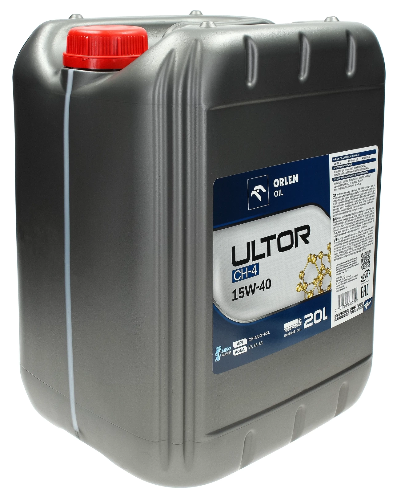 Моторное масло Orlen Platinum ULTOR CH-4 15W-40 20L