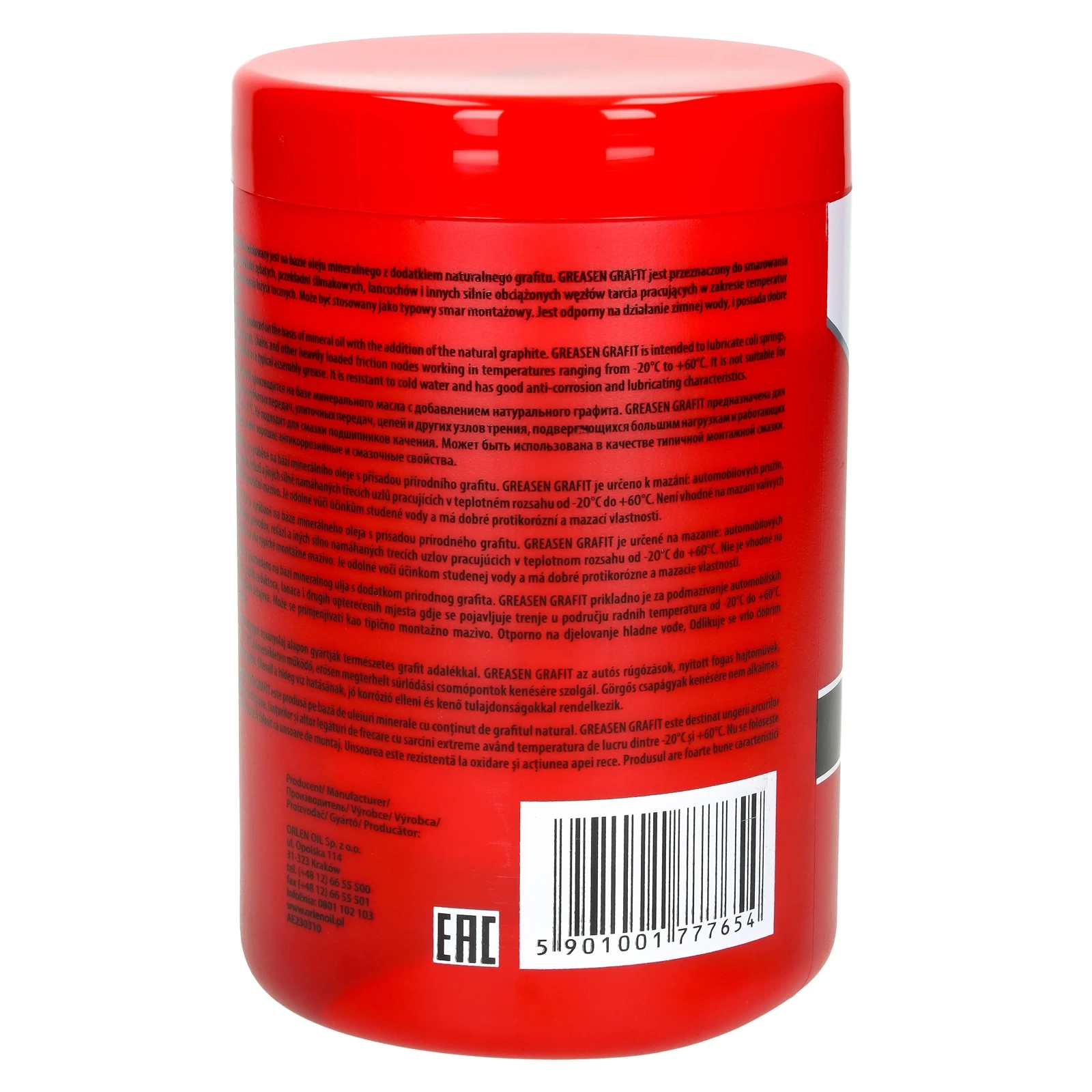 Smar Orlen Greasen Grafit - 800g
