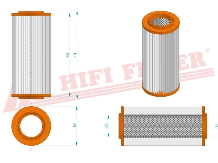 Воздушный фильтр HIFI FILTER SA 12572