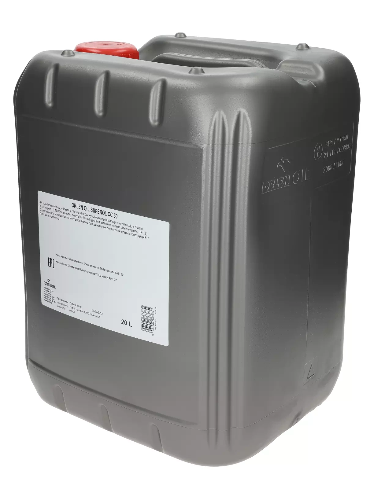 Моторное масло Orlen SUPEROL CC 30 20L