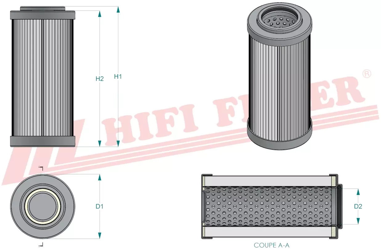 Гидравлический масляный фильтр HIFI FILTER SH 60720