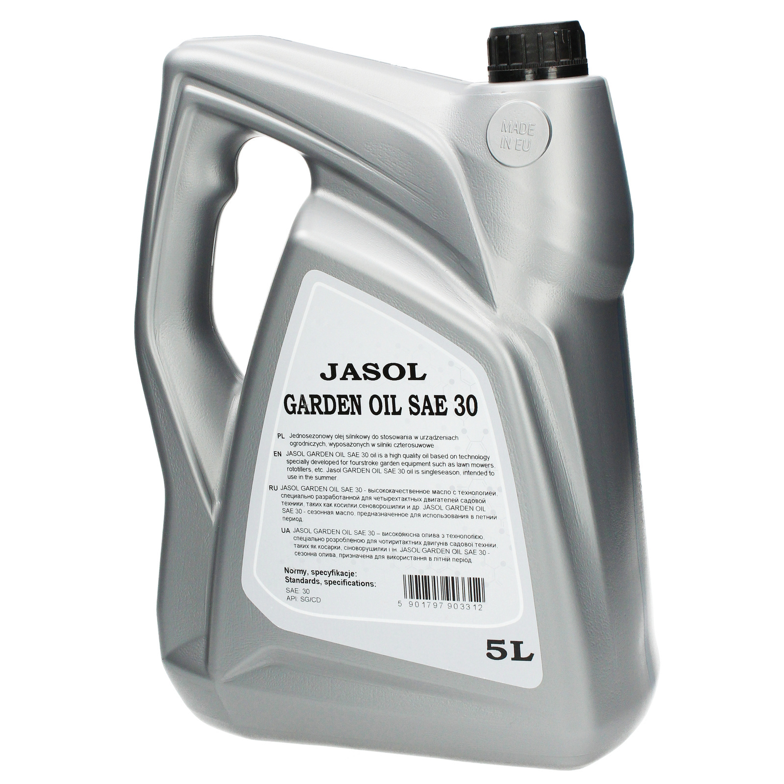 Olej do kosiarek 4T Jasol Garden SAE 30 5L