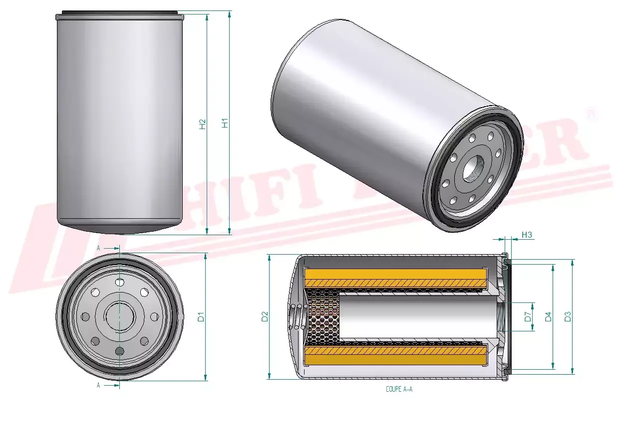 Топливный фильтр HIFI FILTER SN 5052