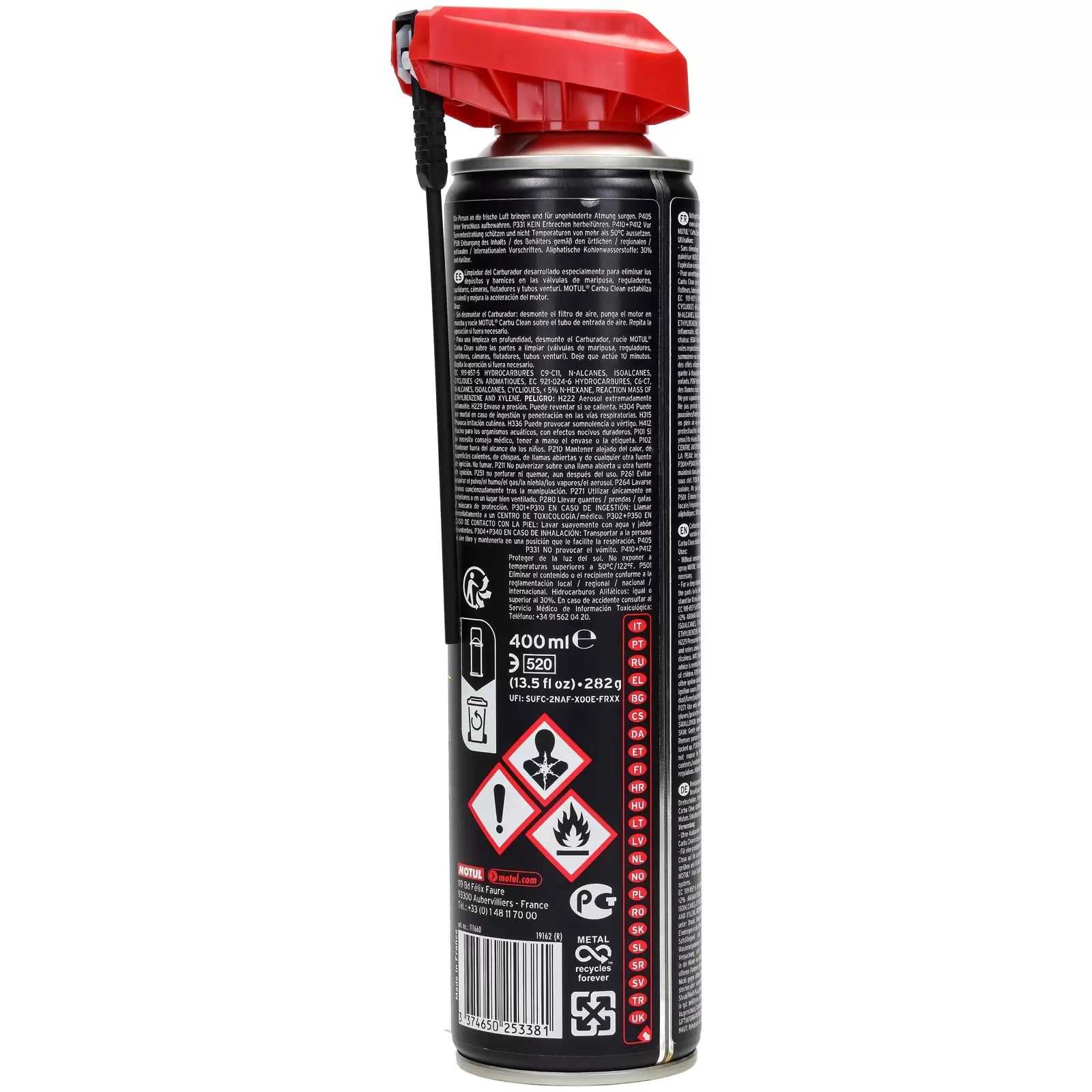 Очиститель карбюратора Motul P1 Carbu Clean 400 мл