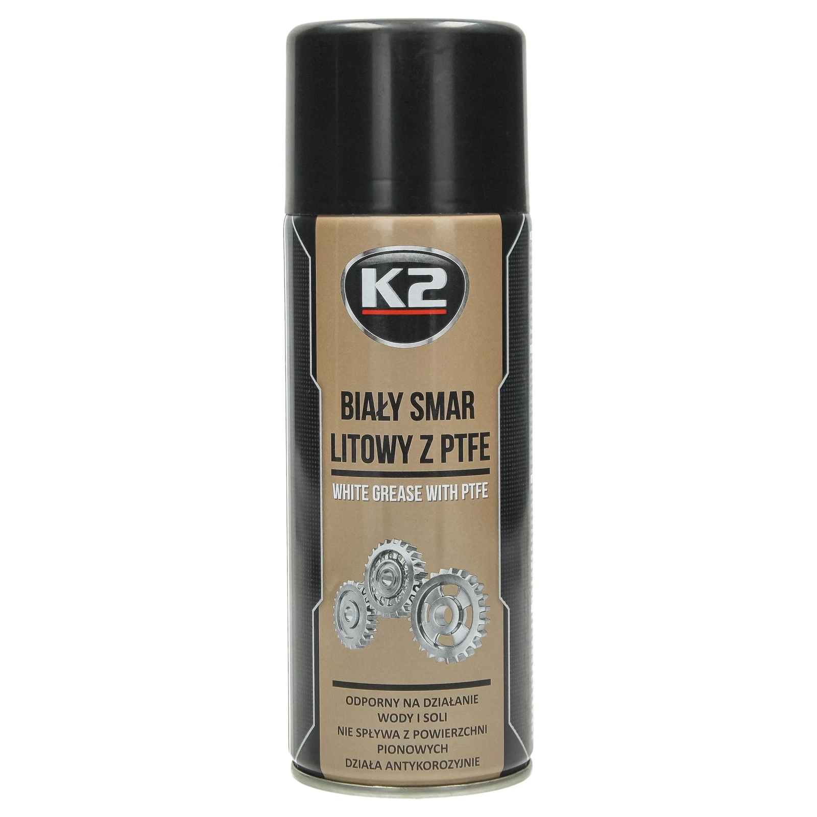 PTFE белый литиевый спрей смазка K2 400ml
