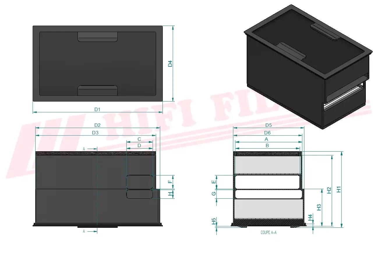 Салонный фильтр HIFI FILTER KC 50257