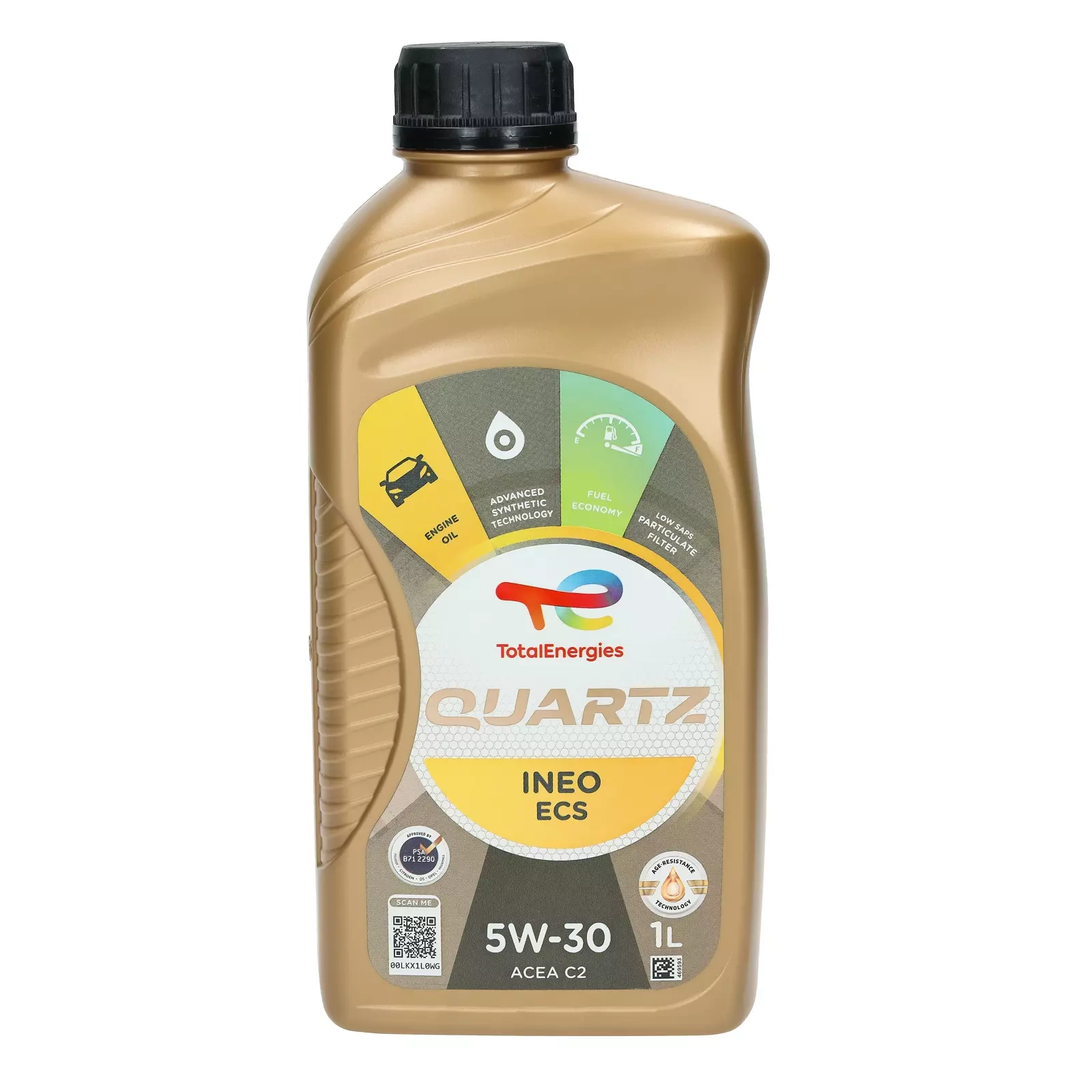 Моторное масло Total Quartz INEO ECS 5W - 30 1L