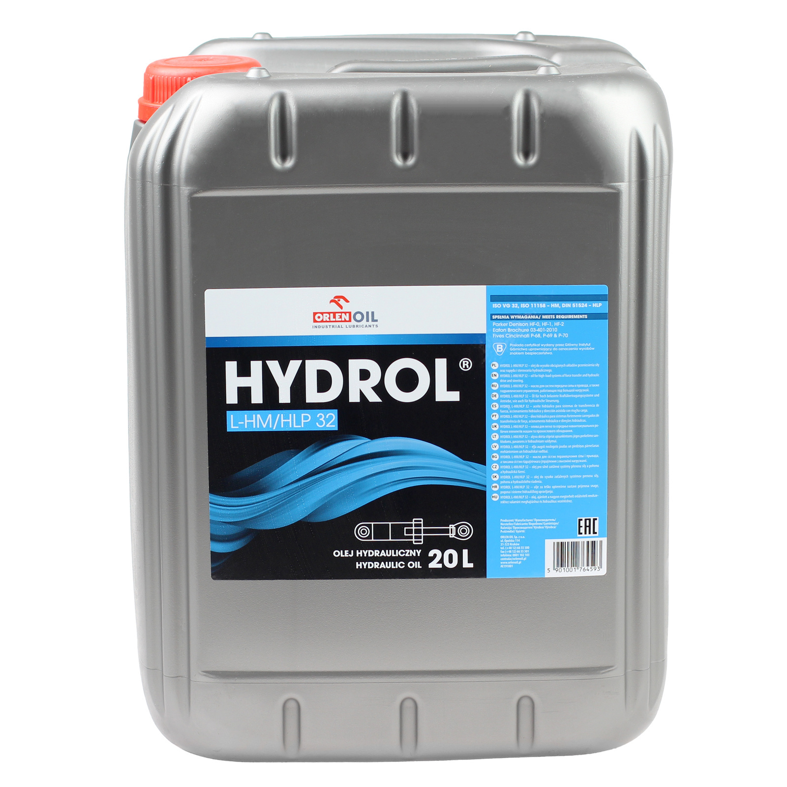Гидравлическое масло Orlen HYDROL L-HM / HLP 32 20L