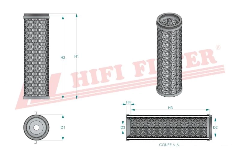 Воздушный фильтр HIFI FILTER SA 18033