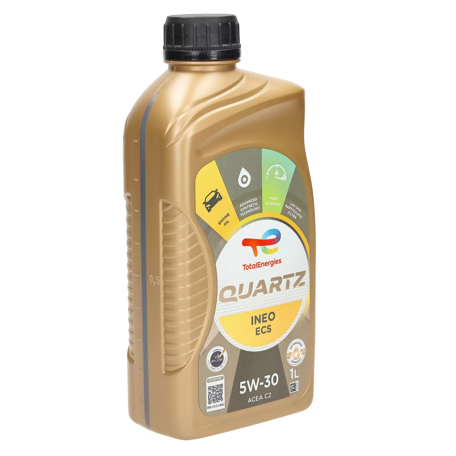 Моторное масло Total Quartz INEO ECS 5W - 30 1L