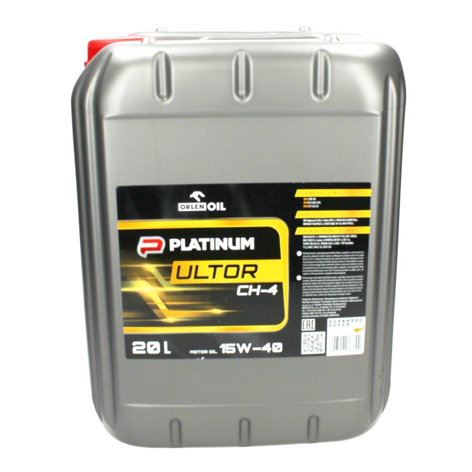 Моторное масло Orlen Platinum ULTOR CH-4 15W-40 20L + 5L
