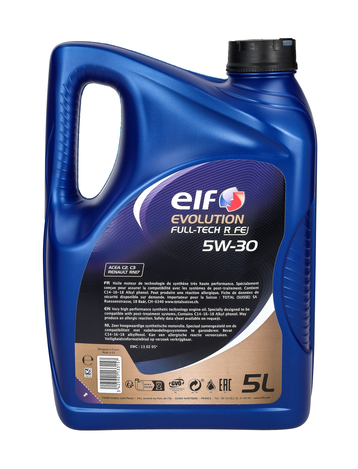 Моторное масло Elf Evolution Full-Tech R 5W-30 5L