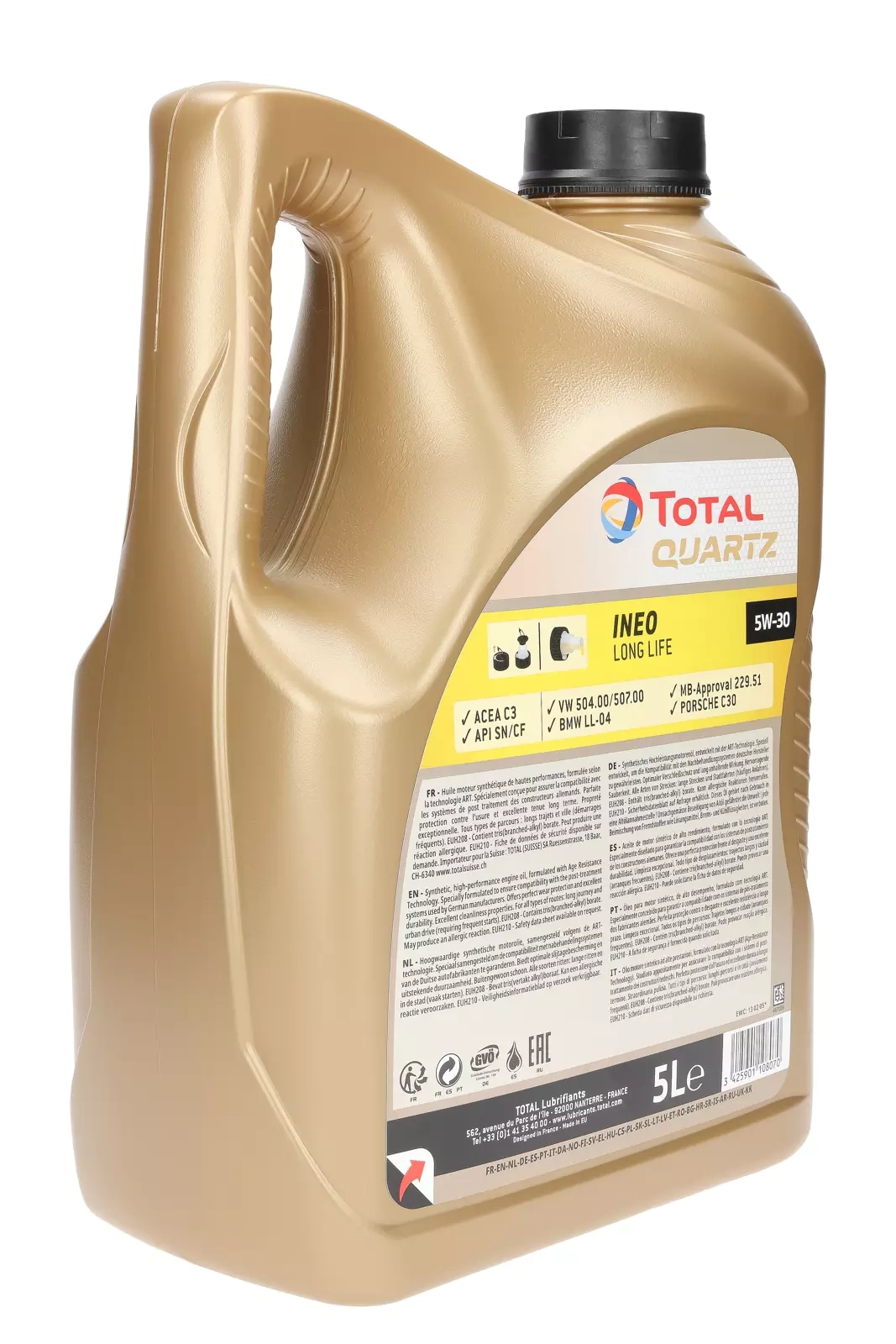 Olej silnikowy Total Quartz Ineo Long Life 5W-30 5L