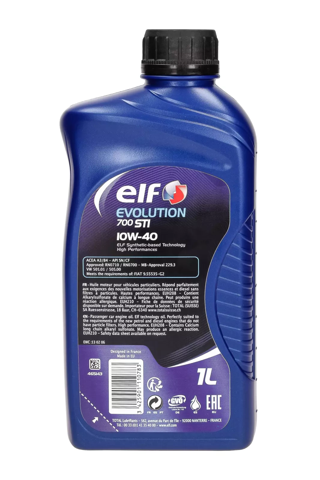 Моторное масло Elf Evolution 700 STI 10W - 40-1L