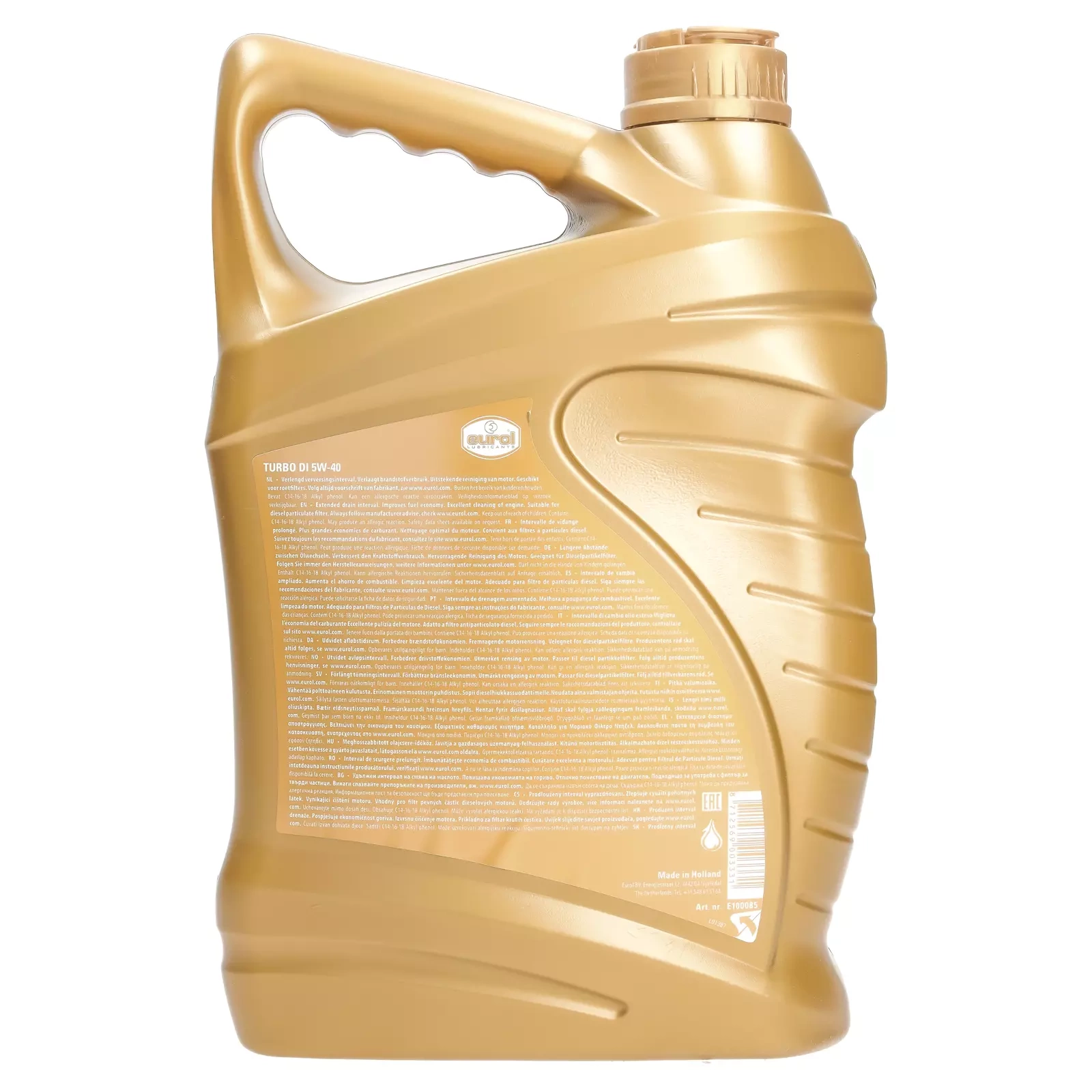 Моторное масло Eurol Turbo DI 5W-40 5L