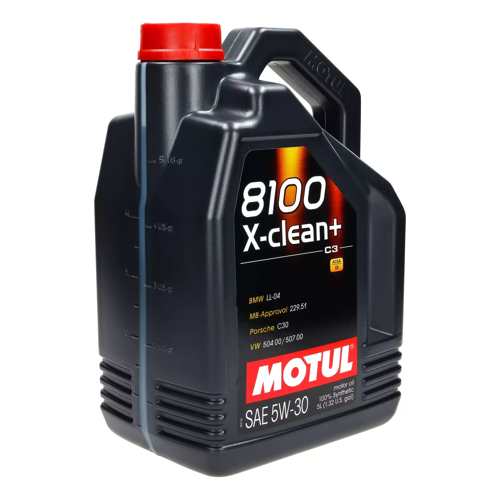 Моторное масло Motul 8100 X-CLEAN + 5W - 30-5L