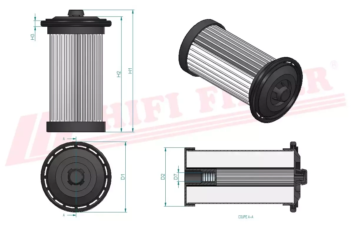 Топливный фильтр HIFI FILTER SN 40678
