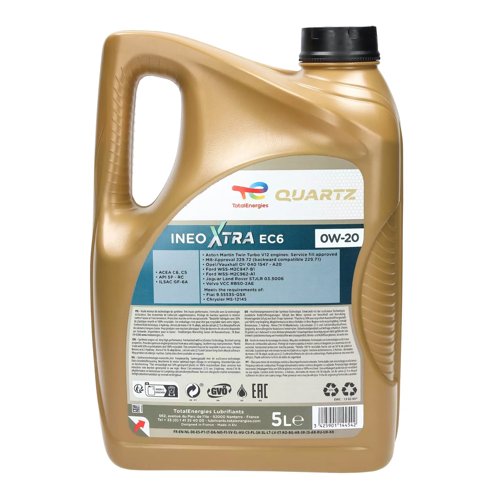 Моторное масло Total Ineo XTRA EC6 0W-20 5L