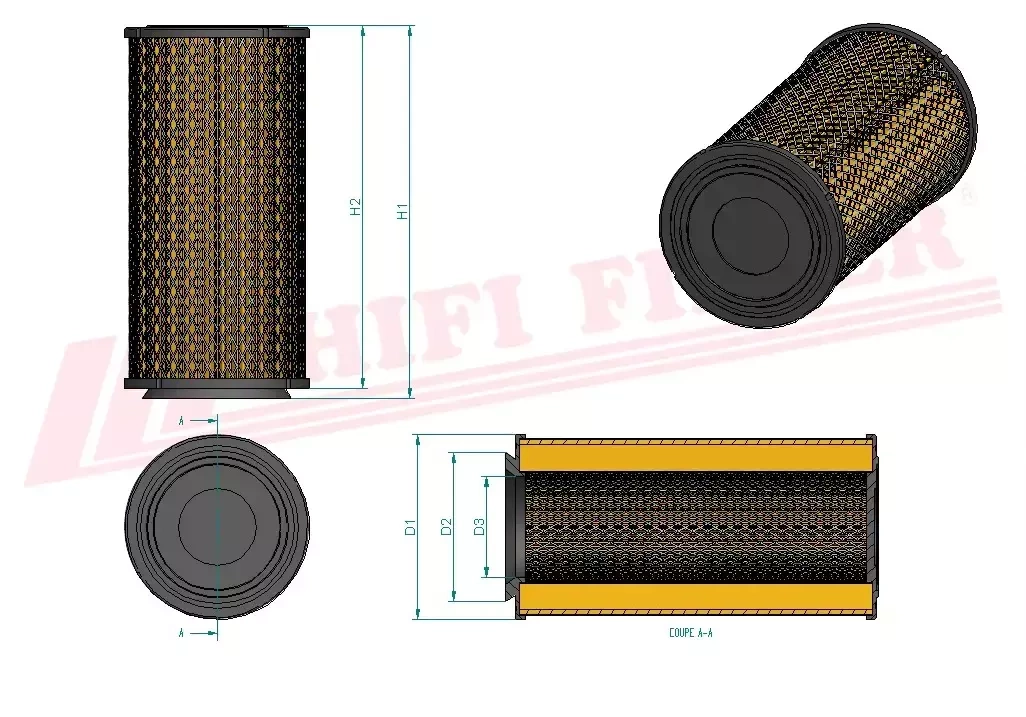 Воздушный фильтр HIFI FILTER SA 16322