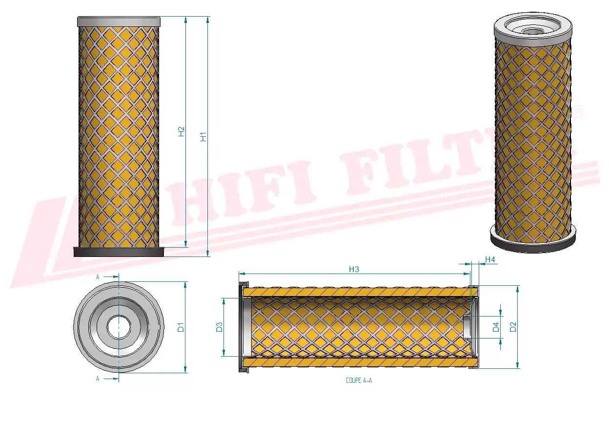 Воздушный фильтр HIFI FILTER SA 11916