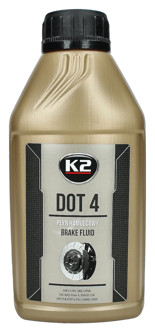 Тормозная жидкость K2 DOT - 4 0,5 л