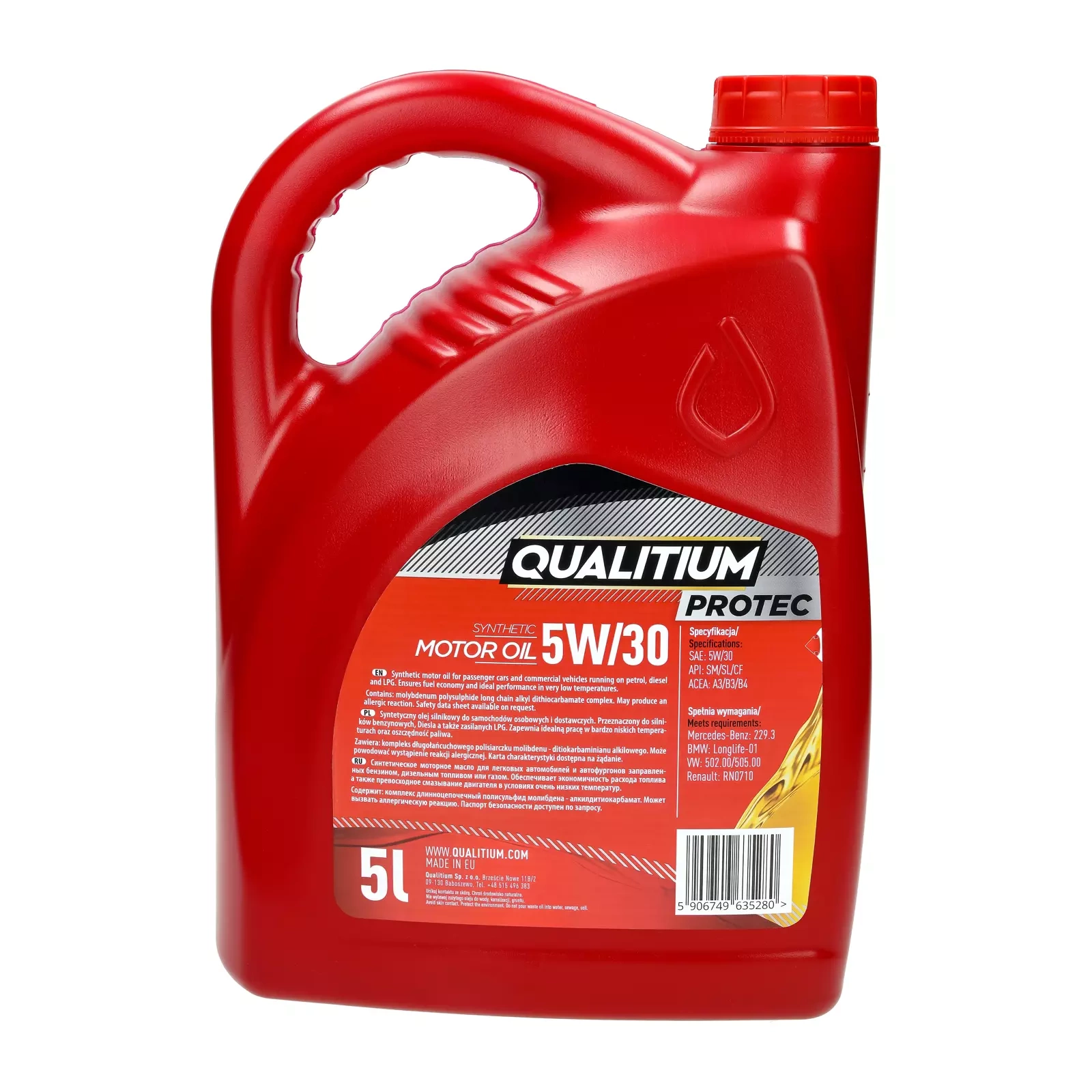 Моторное масло Qualitium Protec 5W-30 5L